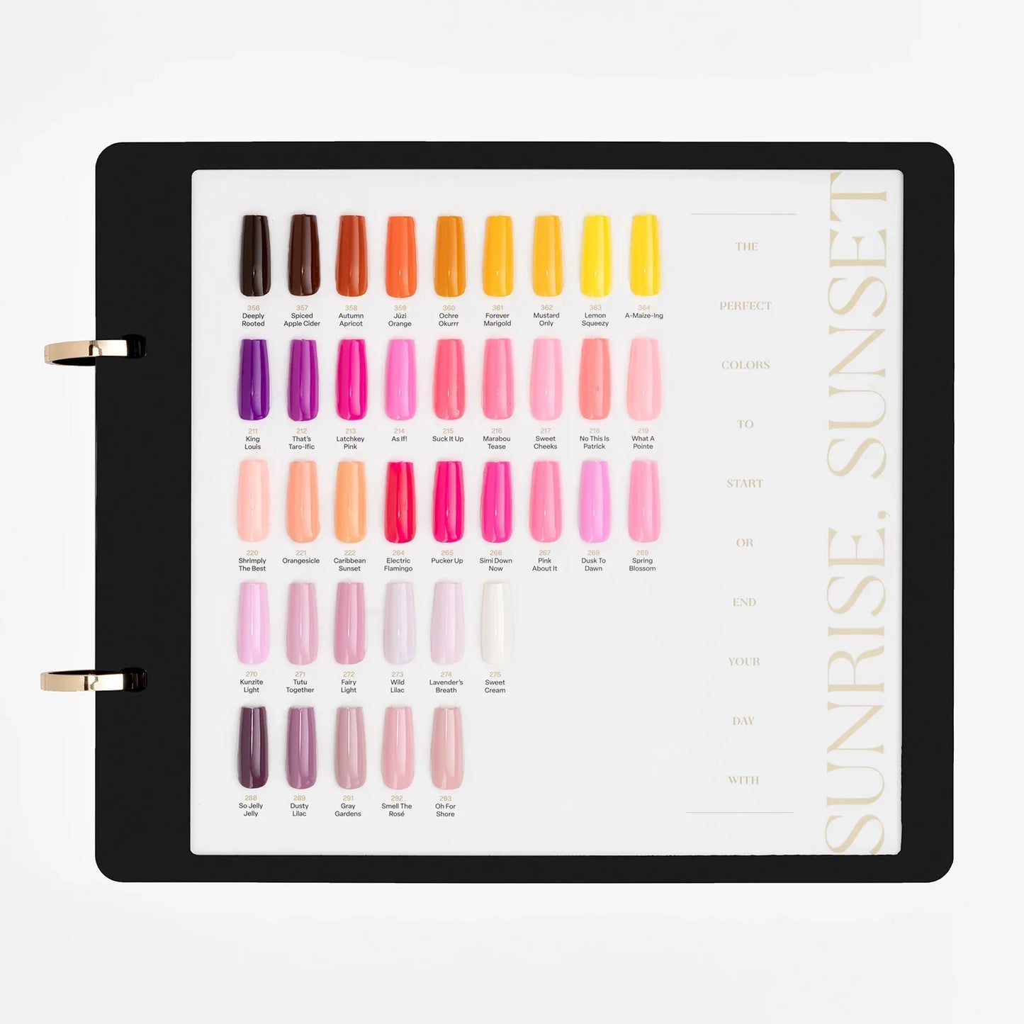 Apres Full Set Swatch Book - Gel Couleur Bundle 200 colors