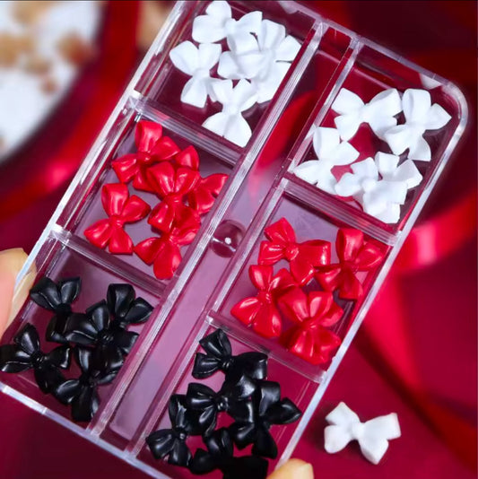 Assorted Bow Nail Charms
