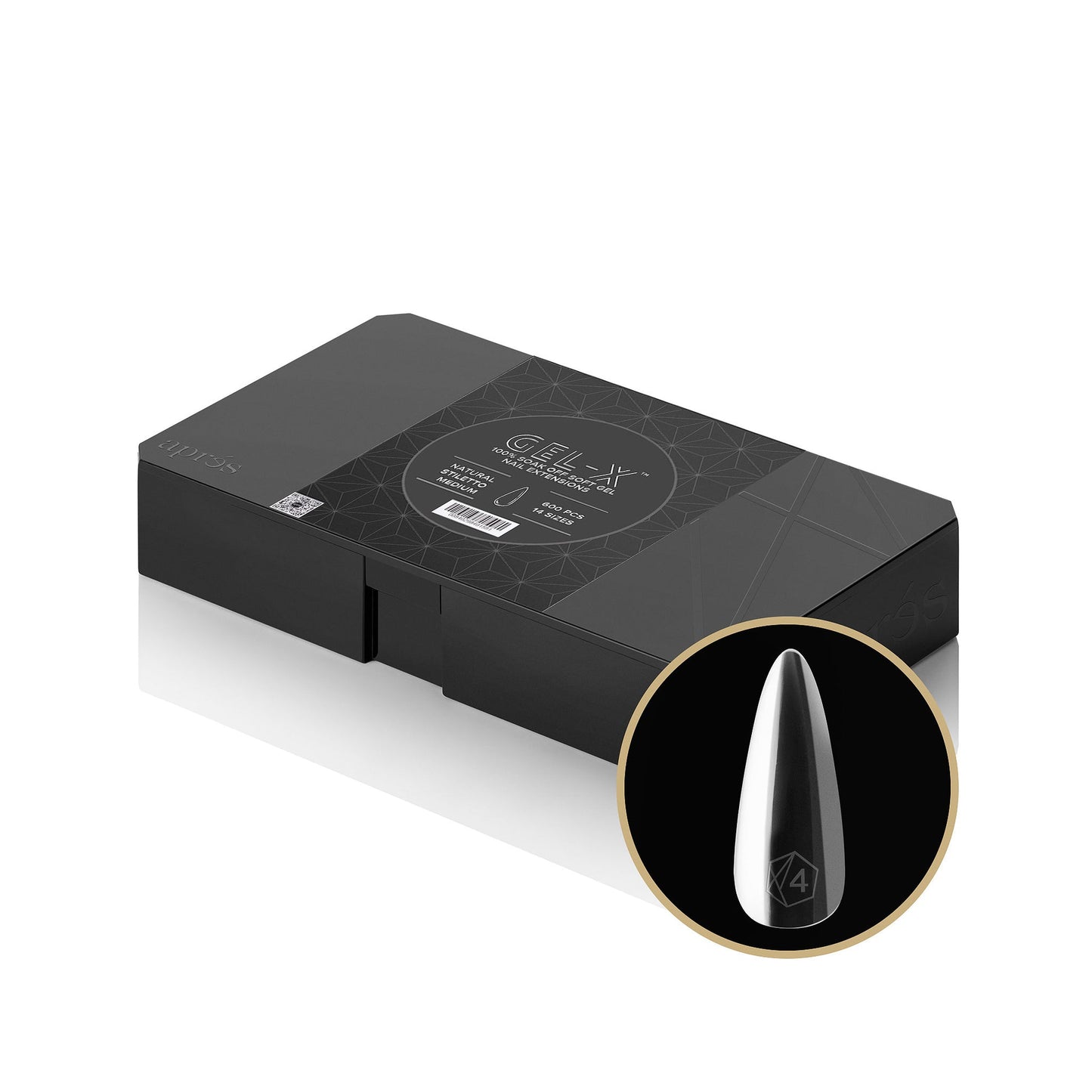 Apres Gel-X® Natural Stiletto Box of Tips - Pro (600pcs)*