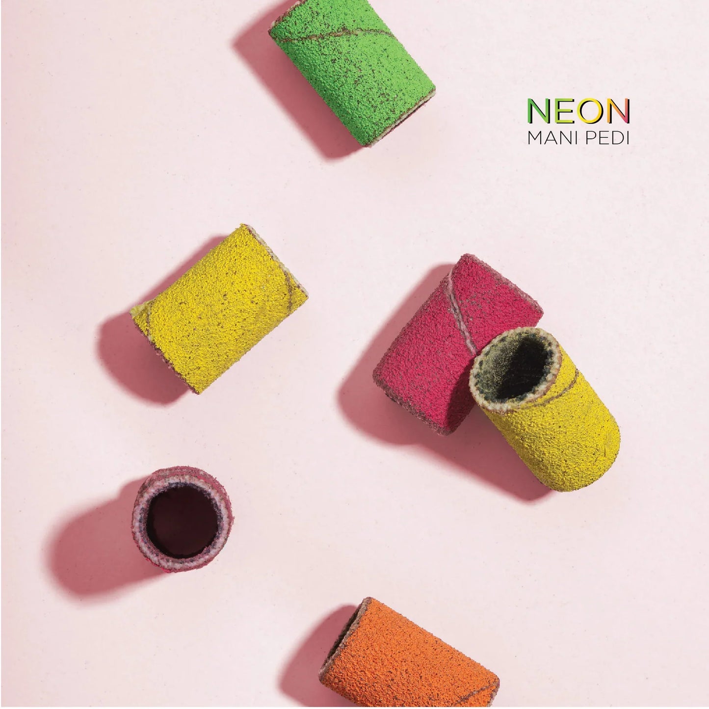 APRES MANIPEDI SANDING BAND NEON