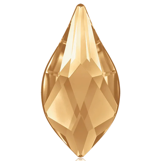 Swarovski Flat Back Crystals Non Hotfix Flame (2205) Crystal Golden Shadow