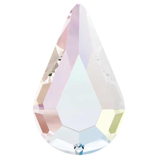 Swarovski Hotfix Flat Back Crystals Drop (2300) Crystal AB