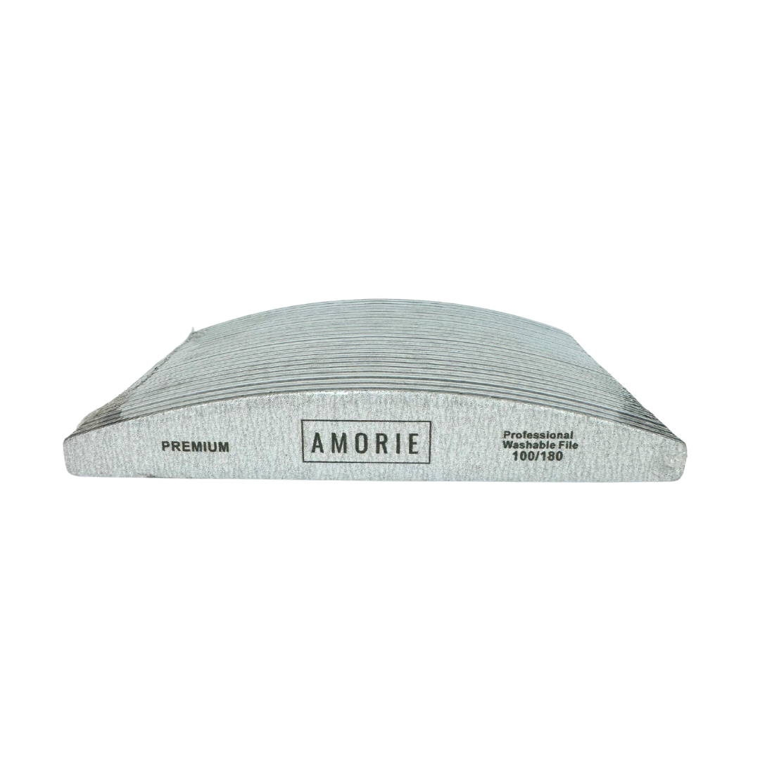 Amorie Nail File Pack Zebra Grit 100/180