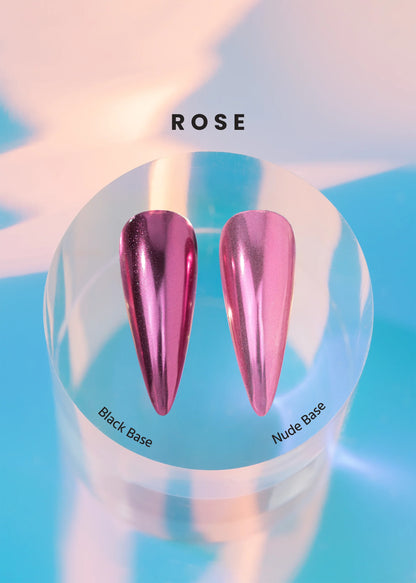 V BEAUTY PURE CHROME POWDER - ROSE