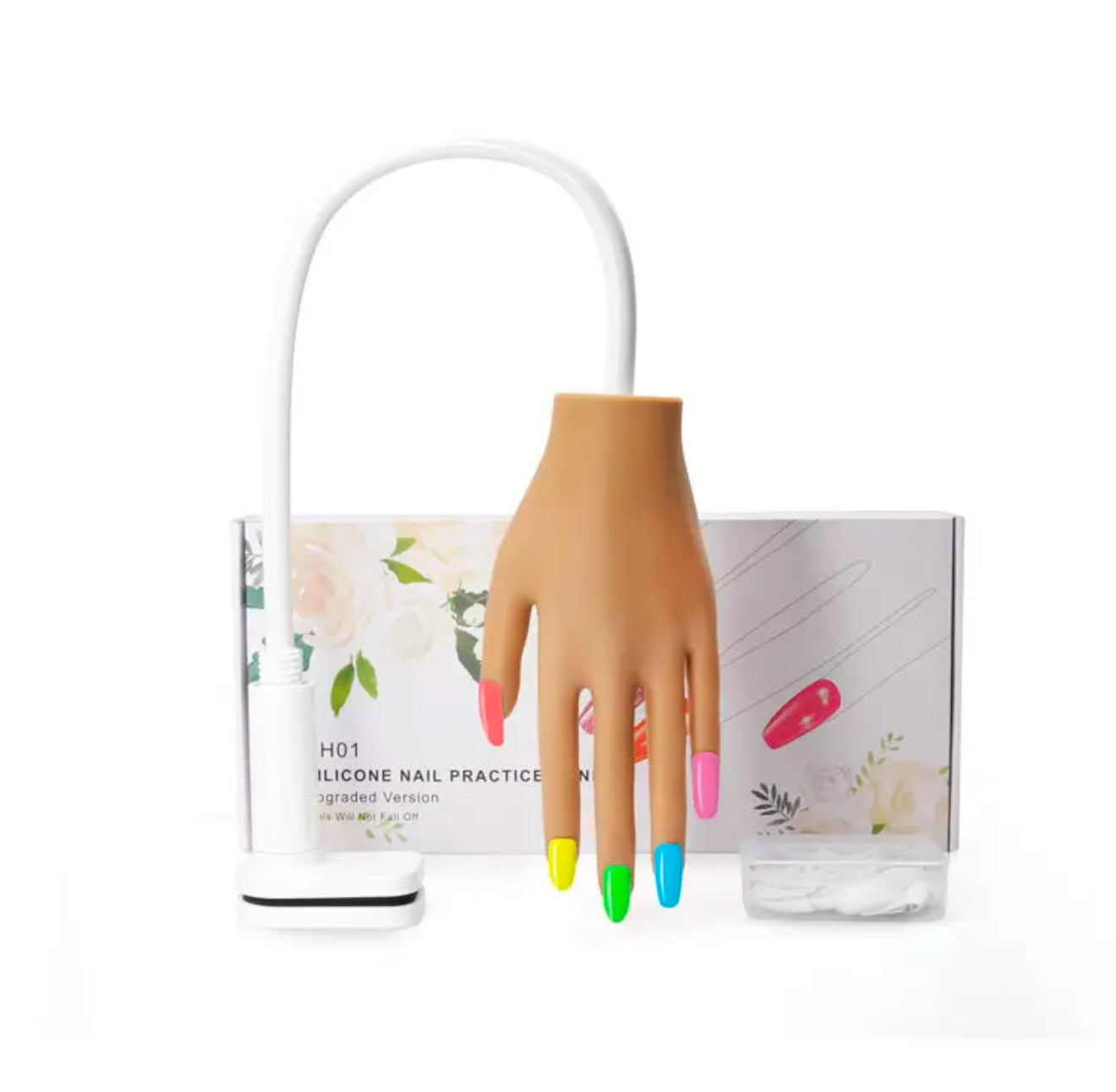 Silicone Practice Hand with Nails