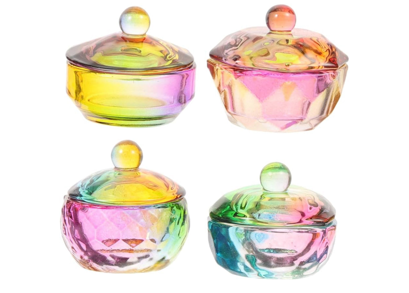 Small Rainbow Dappen Dish