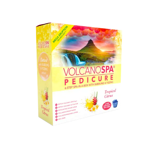 Volcano Spa “Tropical Citrus” Eruption Pedicure 6 Step Kit