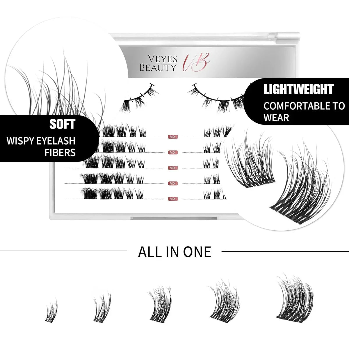 VEYES BEAUTY “GLAM EYE” DIY CLUSTERS KIT