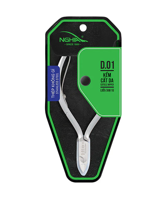 NGHIA Cuticle Nipper - D-01 (Stainless Steel)