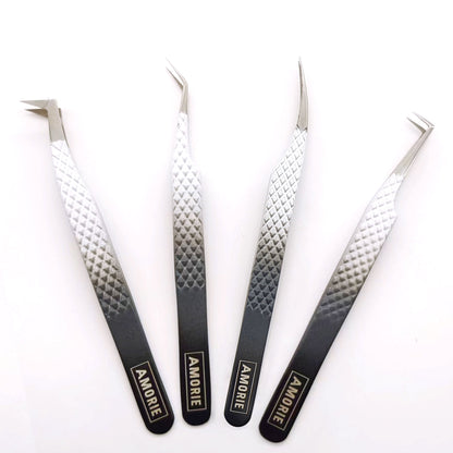 Amorie Fiber Tip Lash Extension Tweezers