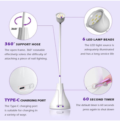 Rose LED UV Lamp