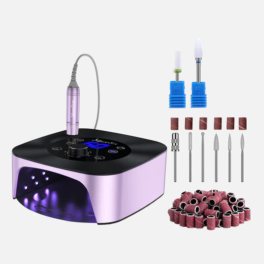 MelodySusie X2-2 in 1 Nail Lamp with Nail Drill 30,000 RPM