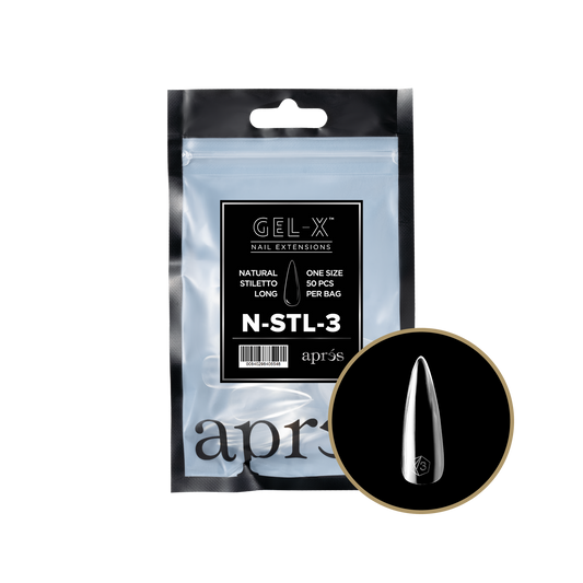 apres Gel-X® Natural Stiletto Long Refill Bag