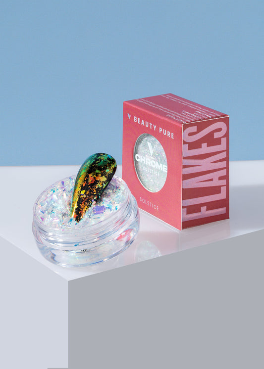 V BEAUTY PURE CHROME FLAKES - SOLSTICE