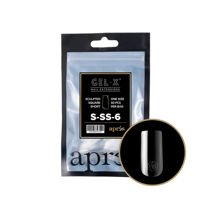 apres Gel-X® Natural Square Short Refill Bag