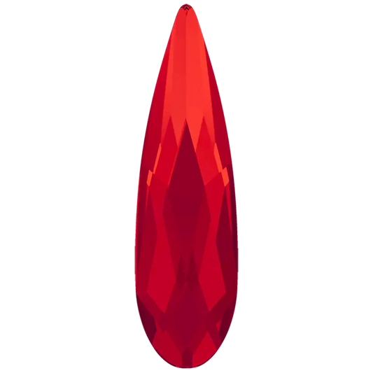 Swarovski Flat Back Crystals Non Hotfix Raindrop (2304) Light Siam